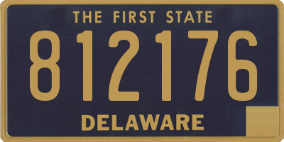 DE license plate 812176