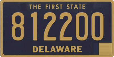 DE license plate 812200