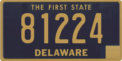 DE license plate 81224