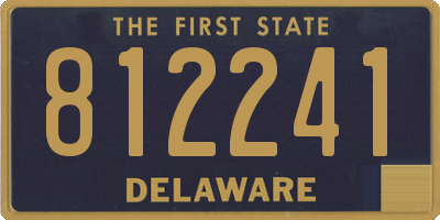 DE license plate 812241