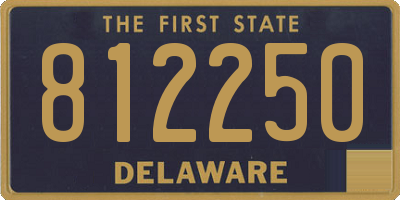 DE license plate 812250
