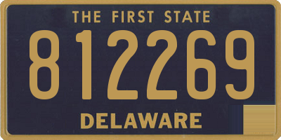 DE license plate 812269