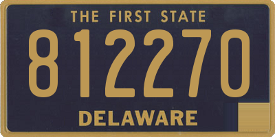 DE license plate 812270