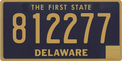 DE license plate 812277
