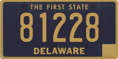 DE license plate 81228