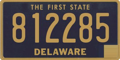 DE license plate 812285