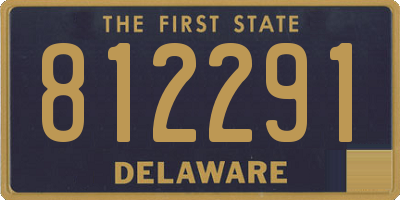 DE license plate 812291
