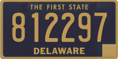 DE license plate 812297