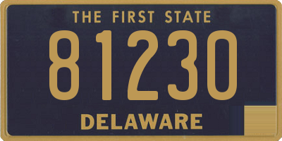 DE license plate 81230