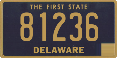 DE license plate 81236