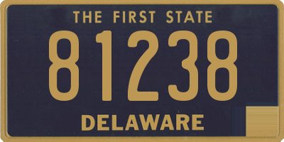 DE license plate 81238