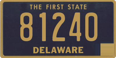 DE license plate 81240