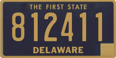 DE license plate 812411