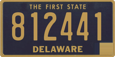 DE license plate 812441