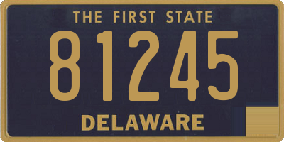 DE license plate 81245