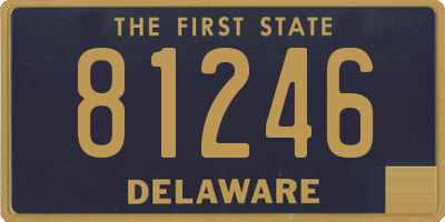 DE license plate 81246