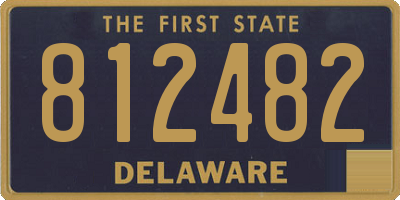 DE license plate 812482