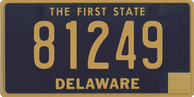 DE license plate 81249