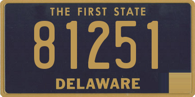 DE license plate 81251