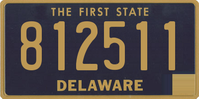 DE license plate 812511
