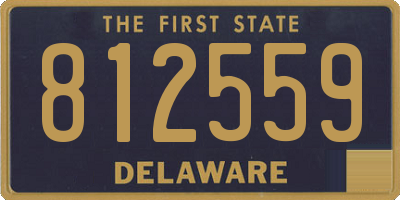 DE license plate 812559