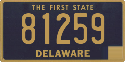 DE license plate 81259
