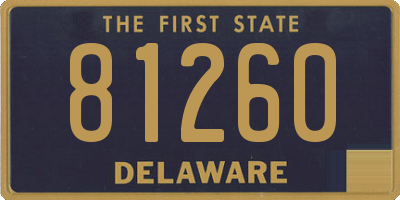 DE license plate 81260