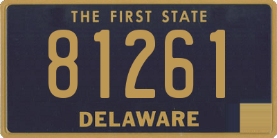 DE license plate 81261