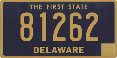 DE license plate 81262