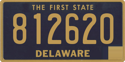 DE license plate 812620