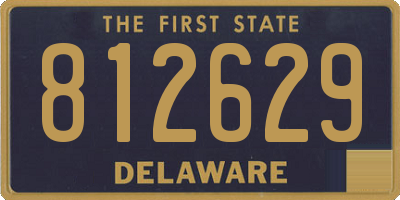 DE license plate 812629
