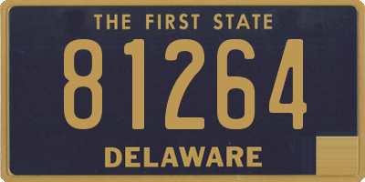 DE license plate 81264