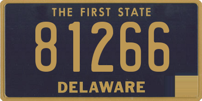 DE license plate 81266