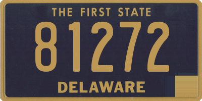 DE license plate 81272