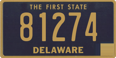 DE license plate 81274