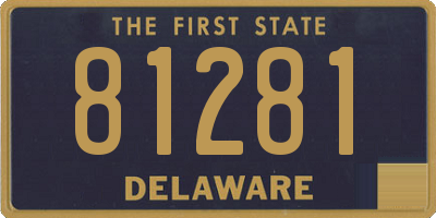DE license plate 81281