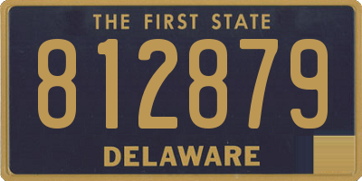 DE license plate 812879