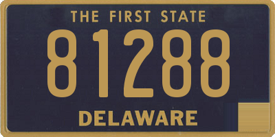 DE license plate 81288