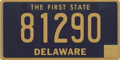 DE license plate 81290