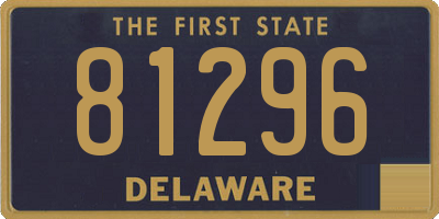 DE license plate 81296