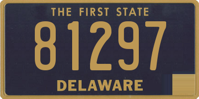 DE license plate 81297