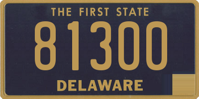 DE license plate 81300