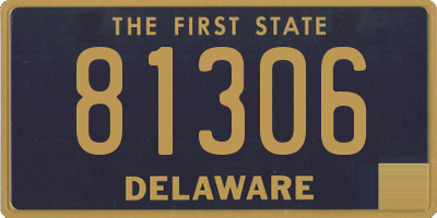 DE license plate 81306