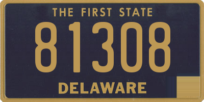 DE license plate 81308