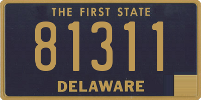 DE license plate 81311