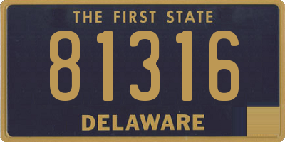 DE license plate 81316