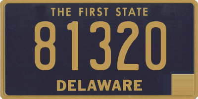 DE license plate 81320