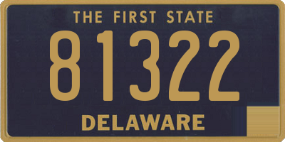 DE license plate 81322