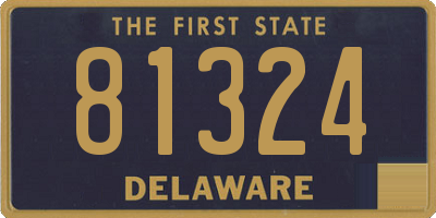 DE license plate 81324