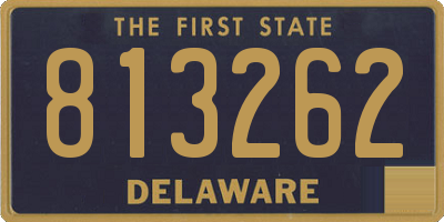 DE license plate 813262